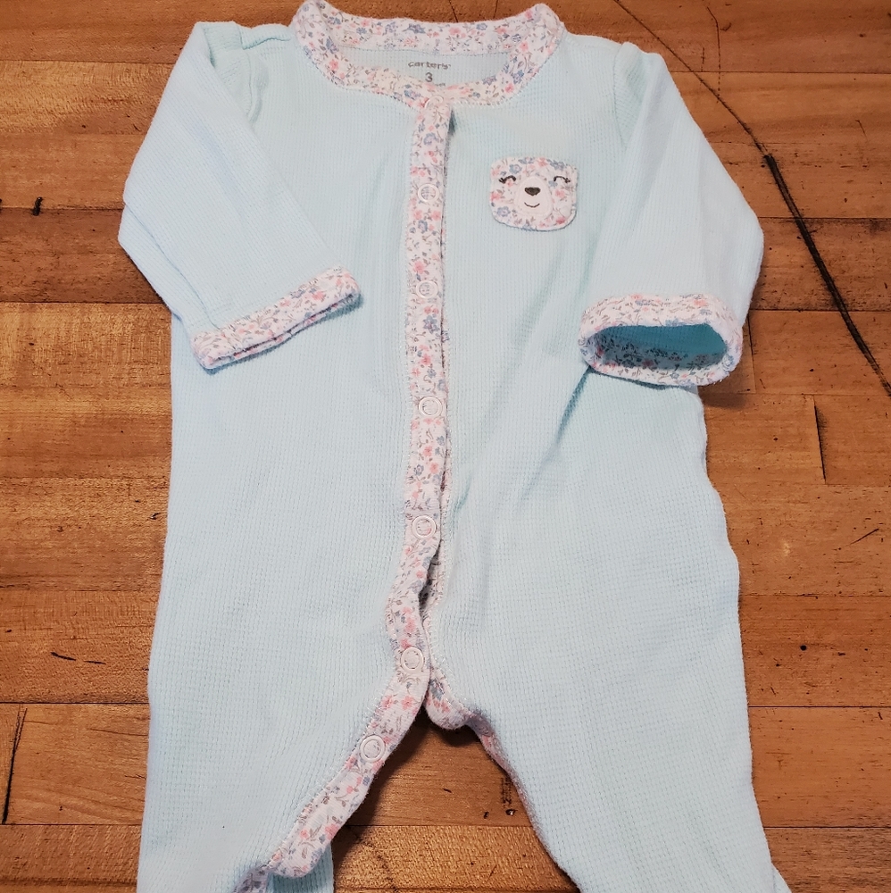 Carters footy pajamas